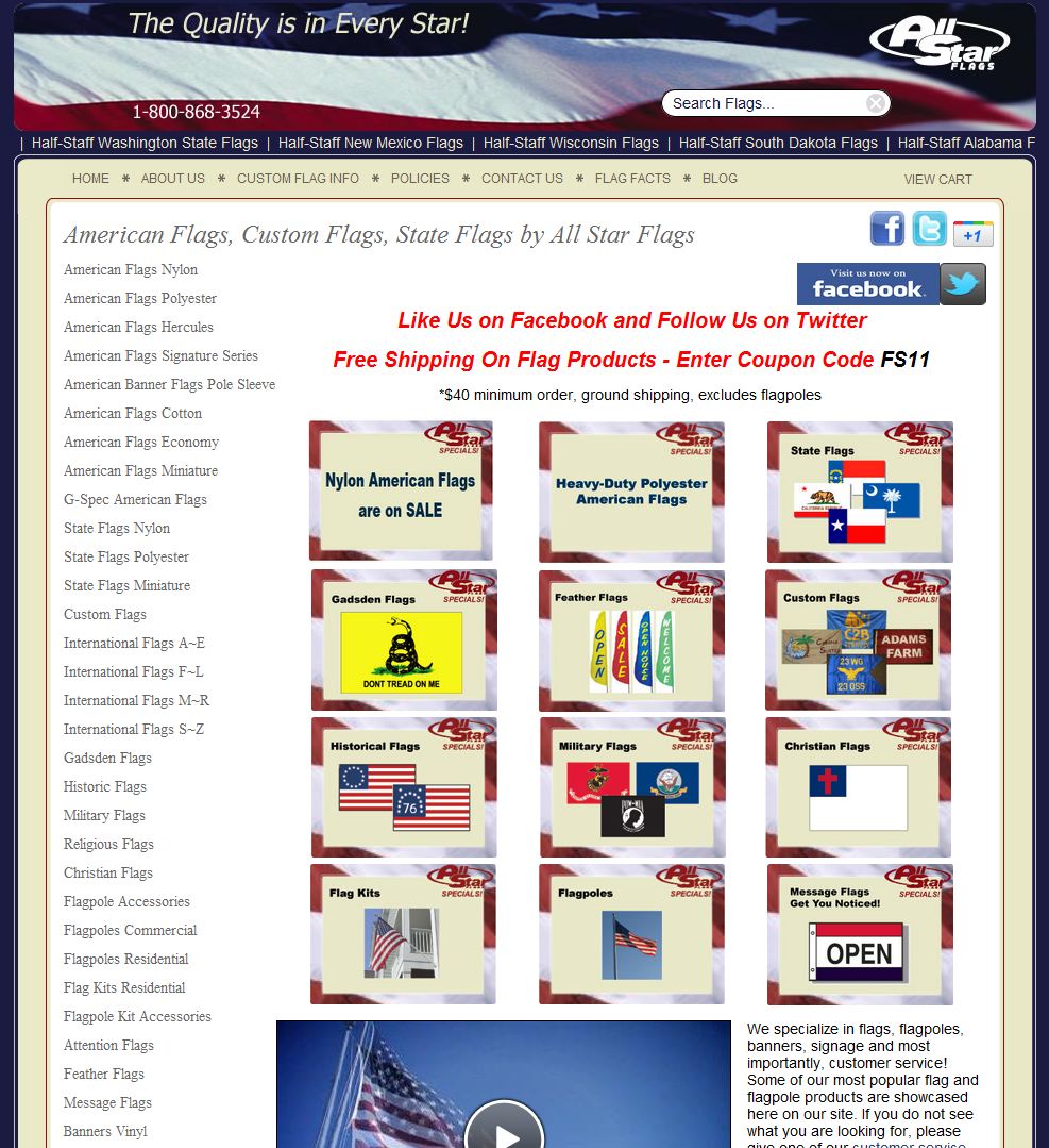 Allstarflags.co