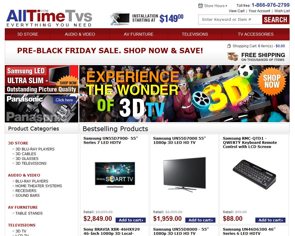 AllTimeTVs.com 