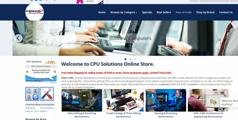 CPU Solutions