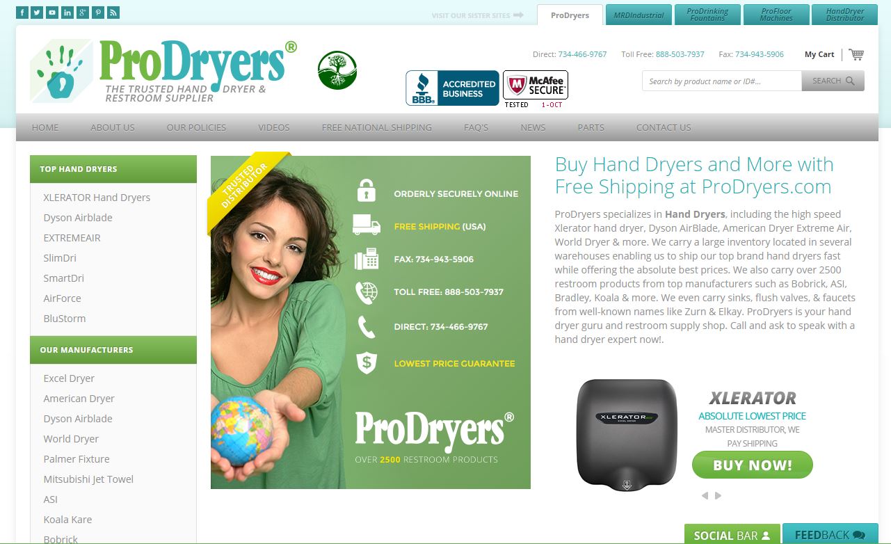 Prodryers.com