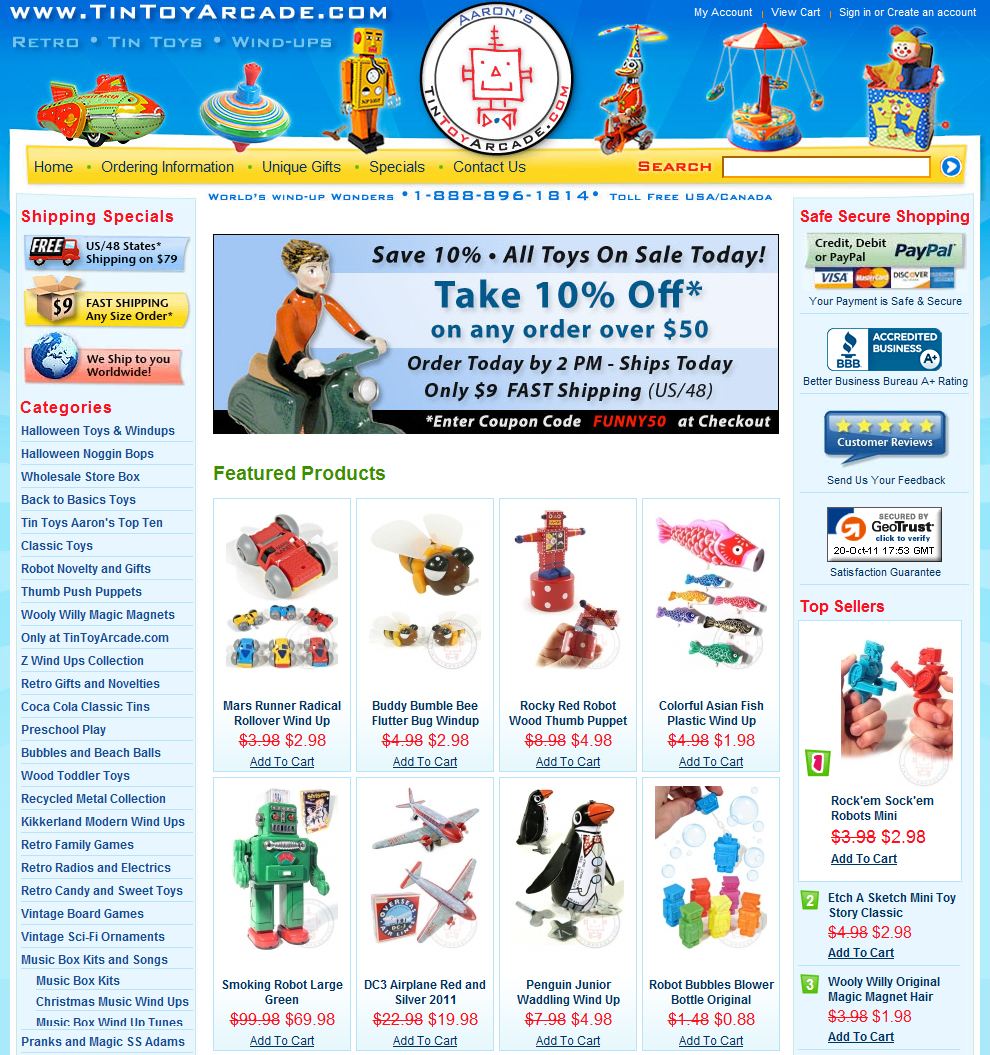 TinToyArcade.co