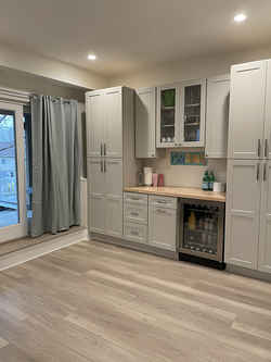 We love our Stone Shaker cabinets from The RTA Store! 